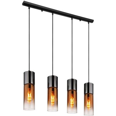 GLOBO Black Copper Pendant Light - E27 Stylish Modern Fixture GLOBO Black Copper Pendant Light - E27 Stylish Modern Fixture