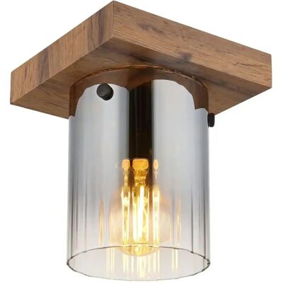 Globo Lighting Deckenleuchte - Holz - 16x18cm - Deckenlampe Globo Lighting Deckenleuchte - Holz - 16x18cm - Deckenlampe