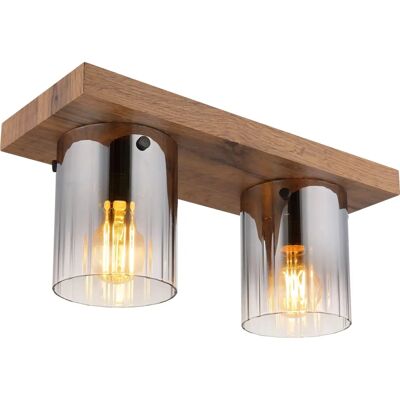 Globo Lighting 15915-2 Deckenleuchte - Holzfarben Deckenlampen Globo Lighting 15915-2 Deckenleuchte - Holzfarben Deckenlampen