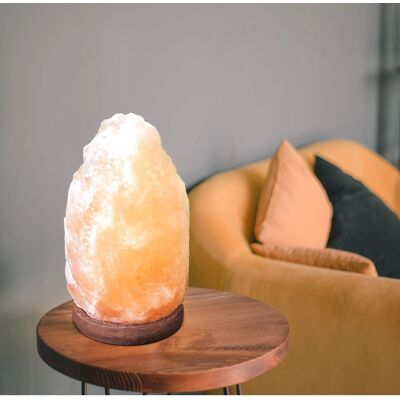STONE - STONE Lamp - Salzkristallstein - Table lamp STONE - STONE Lamp - Salzkristallstein - Table lamp