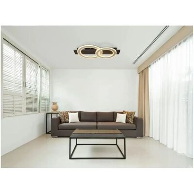 Globo Lighting Deckenleuchte - 63cm schwarzes Deckenlicht Globo Lighting Deckenleuchte - 63cm schwarzes Deckenlicht