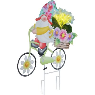 GLOBO LIGHTING - Gnome Solar Garden - buntes Metall GLOBO LIGHTING - Gnome Solar Garden - buntes Metall
