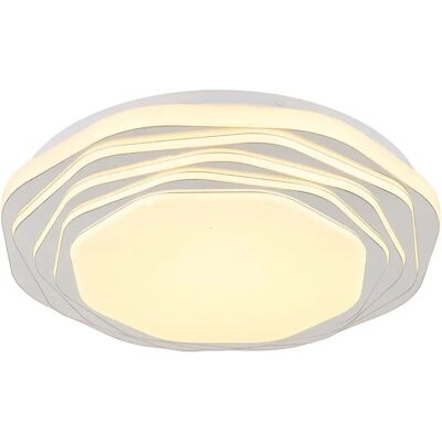 Globo Lighting Deckenleuchte - 38cm 7cm Weiß Modern Globo Lighting Deckenleuchte - 38cm 7cm Weiß Modern