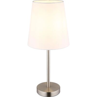 Lampe de table argentée GLOBO 50100101 - E14 25W Lampe de table argentée GLOBO 50100101 - E14 25W