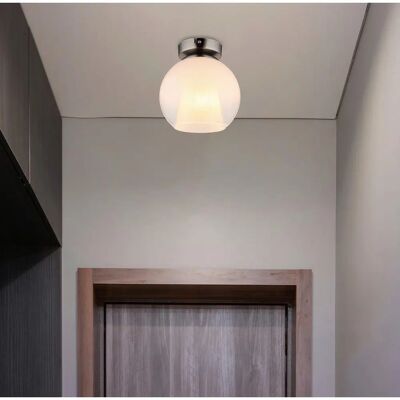 Globo Lighting Deckenleuchte - 18x19cm - Silber - Deckenleuchte Globo Lighting Deckenleuchte - 18x19cm - Silber - Deckenleuchte