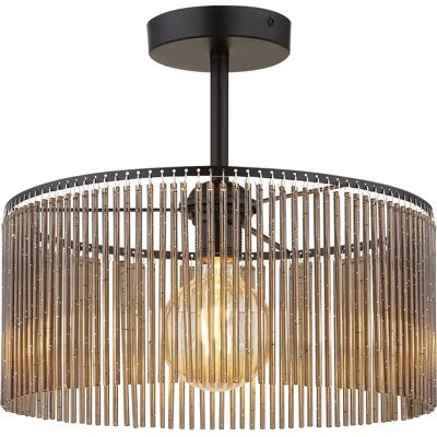GLOBO 63080108 Ceiling Light - Black - 1 Flame GLOBO 63080108 Ceiling Light - Black - 1 Flame
