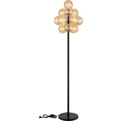 Globo Lighting Stehleuchte - 13 Flammig, Schwarz, Glaskugeln - Indoor Globo Lighting Stehleuchte - 13 Flammig, Schwarz, Glaskugeln - Indoor