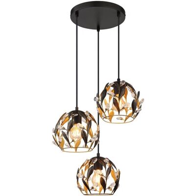 Globo Lighting Pendelleuchte - 150cm Höhe, 41cm Breite, Schwarz - Hängeleuchte Globo Lighting Pendelleuchte - 150cm Höhe, 41cm Breite, Schwarz - Hängeleuchte
