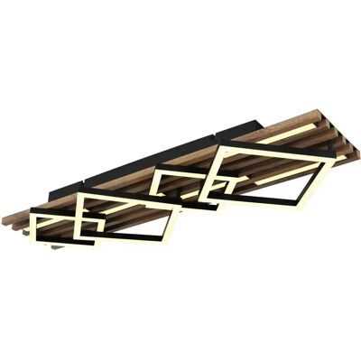 Globo Lighting OBRIEN LED Deckenleuchte - Modern, Schwarz Globo Lighting OBRIEN LED Deckenleuchte - Modern, Schwarz