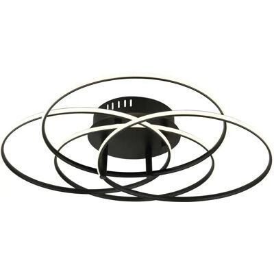 Globo Lighting Ceiling Light - Black - 51.5cm Globo Lighting Ceiling Light - Black - 51.5cm