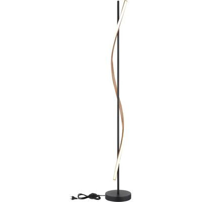 GLOBO 67354S Stehleuchte - LED, Schwarz, Holzoptik GLOBO 67354S Stehleuchte - LED, Schwarz, Holzoptik