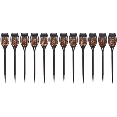 GLOBO LIGHTING - Fiamme solari torce - Schwarz GLOBO LIGHTING - Fiamme solari torce - Schwarz