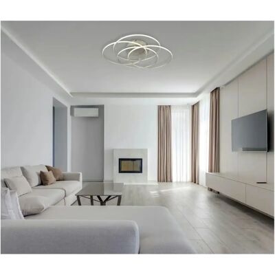 Globo Lighting Zilveren Plafondlamp - Verlichting Globo Lighting Zilveren Plafondlamp - Verlichting