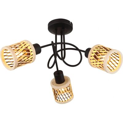 GLOBO Ceiling lighting - E14, Vintage, Natural bamboo - Ceiling lighting GLOBO Ceiling lighting - E14, Vintage, Natural bamboo - Ceiling lighting