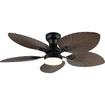 GLOBO Schwarzer Elise 107cm Deckenventilator mit Fernbedienung & LED GLOBO Schwarzer Elise 107cm Deckenventilator mit Fernbedienung & LED