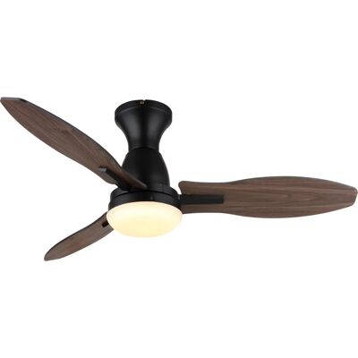GLOBO 03671B Ventilateur de plafond avec lumière - Finition imitation bois - Publicité GLOBO 03671B Ventilateur de plafond avec lumière - Finition imitation bois - Publicité