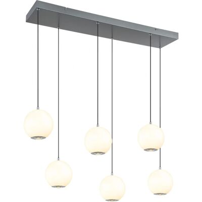GLOBO 16062-6H Moderne Graue Deckenleuchte LED GLOBO 16062-6H Moderne Graue Deckenleuchte LED