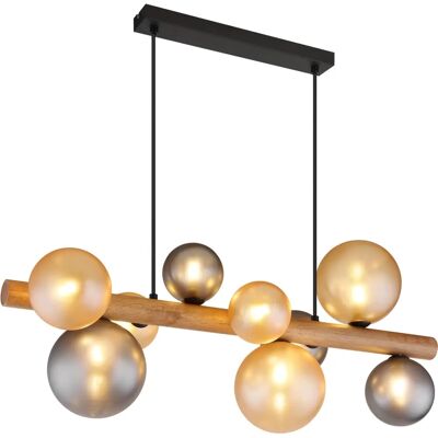 GLOBO Deckenleuchte - Riha Vintage-Design - Schwarz - 150cm - Innen GLOBO Deckenleuchte - Riha Vintage-Design - Schwarz - 150cm - Innen