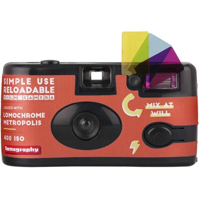Lomography Metropolis Kamera - Film, Kompakt, Orange Lomography Metropolis Kamera - Film, Kompakt, Orange