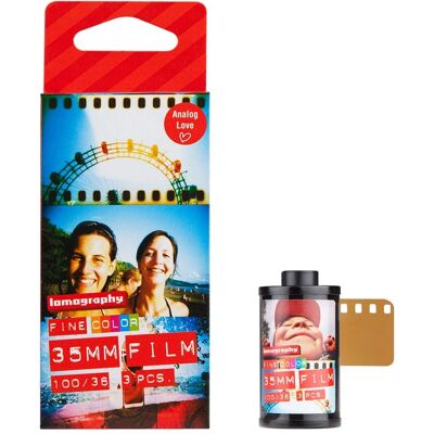 Lomography Film Negative Couleur ISO 100 - Pack de 3 - Publicité Lomography Film Negative Couleur ISO 100 - Pack de 3 - Publicité