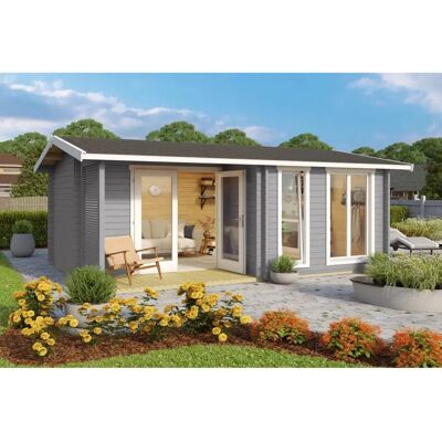 Lasita Maja Brighton Gartenhaus - Holz, Rechteckig, Grau Lasita Maja Brighton Gartenhaus - Holz, Rechteckig, Grau