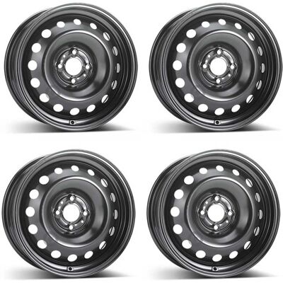 Alcar - 6666 - Black - 6.5x16 - Steel Wheel Alcar - 6666 - Black - 6.5x16 - Steel Wheel