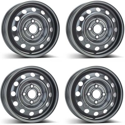 Alcar Acciaio Stahlrad 2590 - Kia Picanto 4.5x13 4x100 Schwarz Alcar Acciaio Stahlrad 2590 - Kia Picanto 4.5x13 4x100 Schwarz
