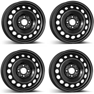 Ruota in acciaio Alcar 4001 - 5x15, 4x100, Nera - Ruota Ruota in acciaio Alcar 4001 - 5x15, 4x100, Nera - Ruota