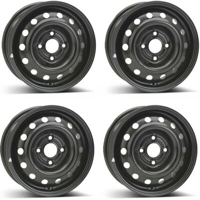 Roues en acier Alcar Acciaio 4040 - 5x13 4x100 Noir - Publicité Roues en acier Alcar Acciaio 4040 - 5x13 4x100 Noir - Publicité