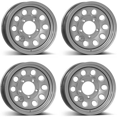 Alcar - Acciaio 4865 - Silver - 5.5x15 - Wheel Alcar - Acciaio 4865 - Silver - 5.5x15 - Wheel