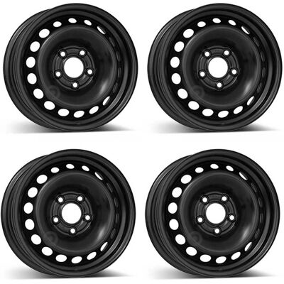 Alcar Acciaio 5020 - 6x15 5x114.3 Roue Noire - Publicité Alcar Acciaio 5020 - 6x15 5x114.3 Roue Noire - Publicité