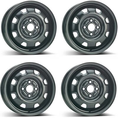 Rueda de Acero Alcar 5220 Hyundai Accent Getz - 14 pulgadas Negra Rueda de Acero Alcar 5220 Hyundai Accent Getz - 14 pulgadas Negra