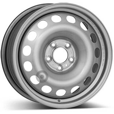 Alcar Roue en Acier 7505 7x16 Argent - Roue en Acier - Publicité Alcar Roue en Acier 7505 7x16 Argent - Roue en Acier - Publicité