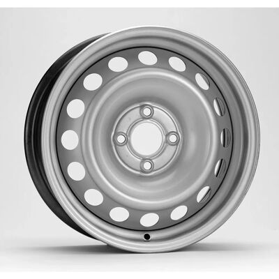 Alcar Stalen Wiel 6x15 4x100 Zilver - Stalen Wiel Alcar Stalen Wiel 6x15 4x100 Zilver - Stalen Wiel
