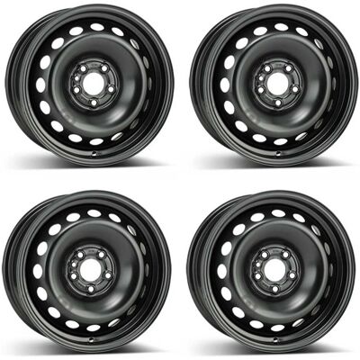 Rueda de Acero Alcar Acciaio 9440 - 6.5x15 5x98 Negro Rueda de Acero Alcar Acciaio 9440 - 6.5x15 5x98 Negro