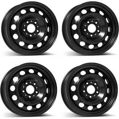 Alcar Acciaio 9690 - 7x16 Noir - Roue pour BMW Z3, Série 3 - Publicité Alcar Acciaio 9690 - 7x16 Noir - Roue pour BMW Z3, Série 3 - Publicité