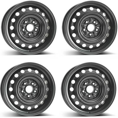 Alcar Acciaio - 7865 - Musta - 6.5x16 - Teräspyörä Alcar Acciaio - 7865 - Musta - 6.5x16 - Teräspyörä