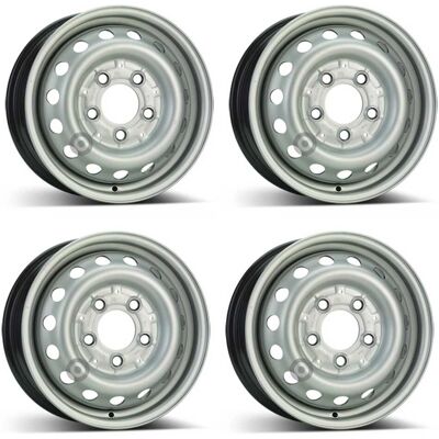 Roues en acier Alcar 8555 - 6x15 5x130 Argent pour Mercedes-Benz Sprinter & VW LT - Publicité Roues en acier Alcar 8555 - 6x15 5x130 Argent pour Mercedes-Benz Sprinter & VW LT - Publicité