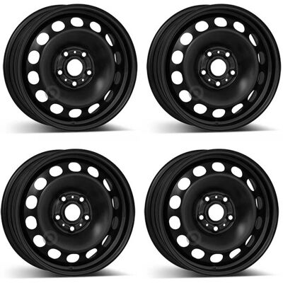 Alcar Acciaio 6665 - 6x16 5x112 Zwarte Stalen Velg Alcar Acciaio 6665 - 6x16 5x112 Zwarte Stalen Velg