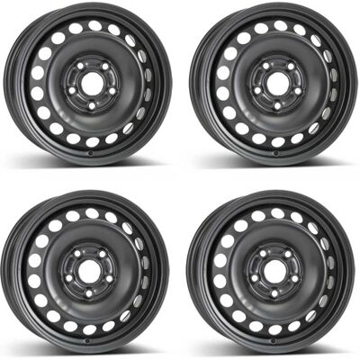 Roue en Acier Alcar 7755 - 6x15 5x112 Noire pour VW Golf Vii, Sportsvan, Skoda Octavia - Publicité Roue en Acier Alcar 7755 - 6x15 5x112 Noire pour VW Golf Vii, Sportsvan, Skoda Octavia - Publicité