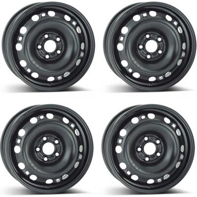 Alcar Acciaio 7760 - 6x15 5x100 Black Steel Wheel Alcar Acciaio 7760 - 6x15 5x100 Black Steel Wheel