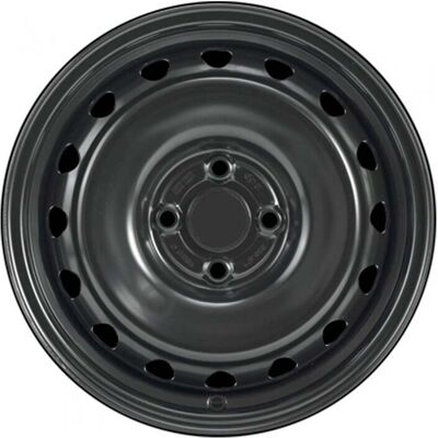 Roues en acier Alcar 5015 - 6x15 - 4x100 - Noir - Roue de Voiture - Publicité Roues en acier Alcar 5015 - 6x15 - 4x100 - Noir - Roue de Voiture - Publicité