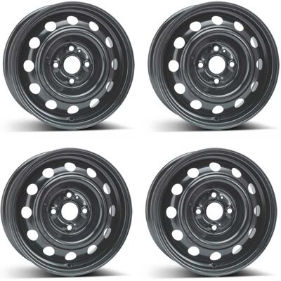 ALCAR Acciaio - 6625 - 5,5x14 - 4x100 Schwarz - Stahlfelge ALCAR Acciaio - 6625 - 5,5x14 - 4x100 Schwarz - Stahlfelge