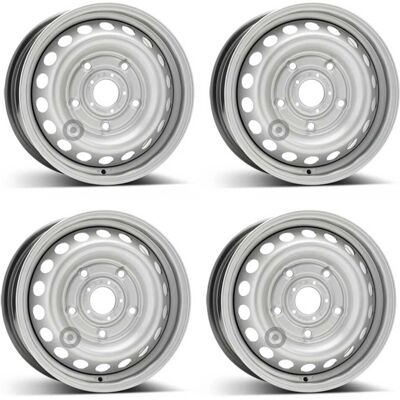 Roue en Acier Alcar 8337 - Ford Transit/Transit Custom, 15", 6.5" Large, Argent - Publicité Roue en Acier Alcar 8337 - Ford Transit/Transit Custom, 15", 6.5" Large, Argent - Publicité