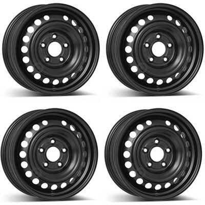 Alcar Acciaio 4595 6x15 5x114.3 Noir - Roue en acier - Publicité Alcar Acciaio 4595 6x15 5x114.3 Noir - Roue en acier - Publicité