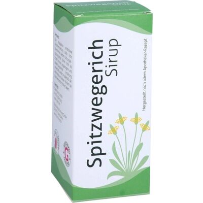 Spitzwegerich Sirup - Kräutermedizin gegen Husten Spitzwegerich Sirup - Kräutermedizin gegen Husten
