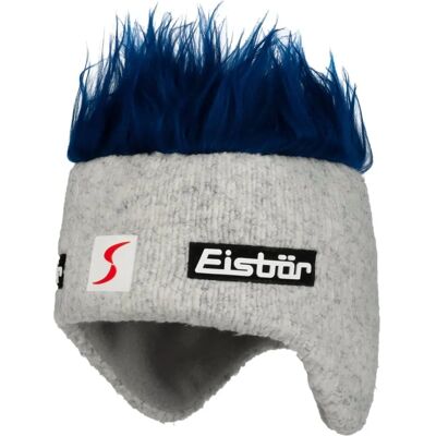 Eisbär Cocker Kids White-Blue Hat - Winter Ski Accessory Eisbär Cocker Kids White-Blue Hat - Winter Ski Accessory