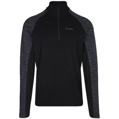 LÖFFLER Camiseta interior para hombre Midlayer Transtex negro - Camiseta de capa intermedia LÖFFLER Camiseta interior para hombre Midlayer Transtex negro - Camiseta de capa intermedia