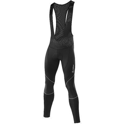 LÖFFLER Herren Rad Trägerhose - Winddicht, Warm, Elastisch - Schwarz LÖFFLER Herren Rad Trägerhose - Winddicht, Warm, Elastisch - Schwarz