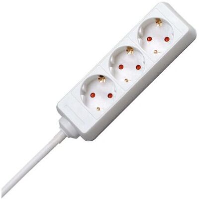 Kopp Modelo 128690659 Regleta de Enchufes - Regleta con 3 Tomas, 5m, Blanco Kopp Modelo 128690659 Regleta de Enchufes - Regleta con 3 Tomas, 5m, Blanco